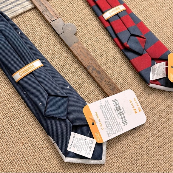 NWT Gymboree Santa + Snowman Holiday Adjustable Neck Ties • Boys Accessories - Picture 4 of 6